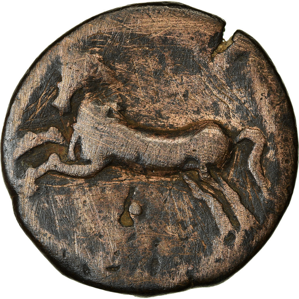 Coin, Numidia (Kingdom of), Bronze Æ, 148-118 BC, VF(20-25), Bronze