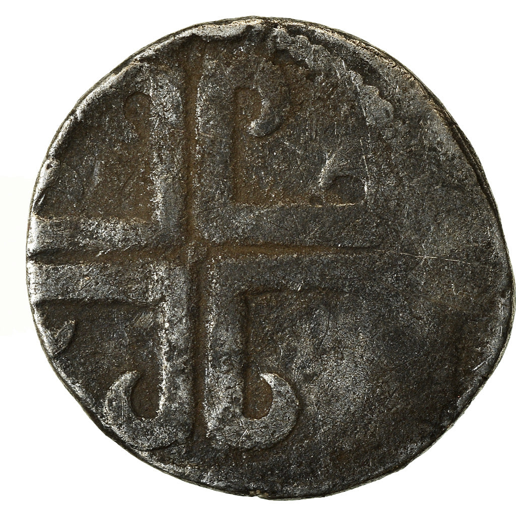 Moneta, Belgio, Flanders, Anonymous, Denarius, Gent, MB+, Argento, Ghyssens:468