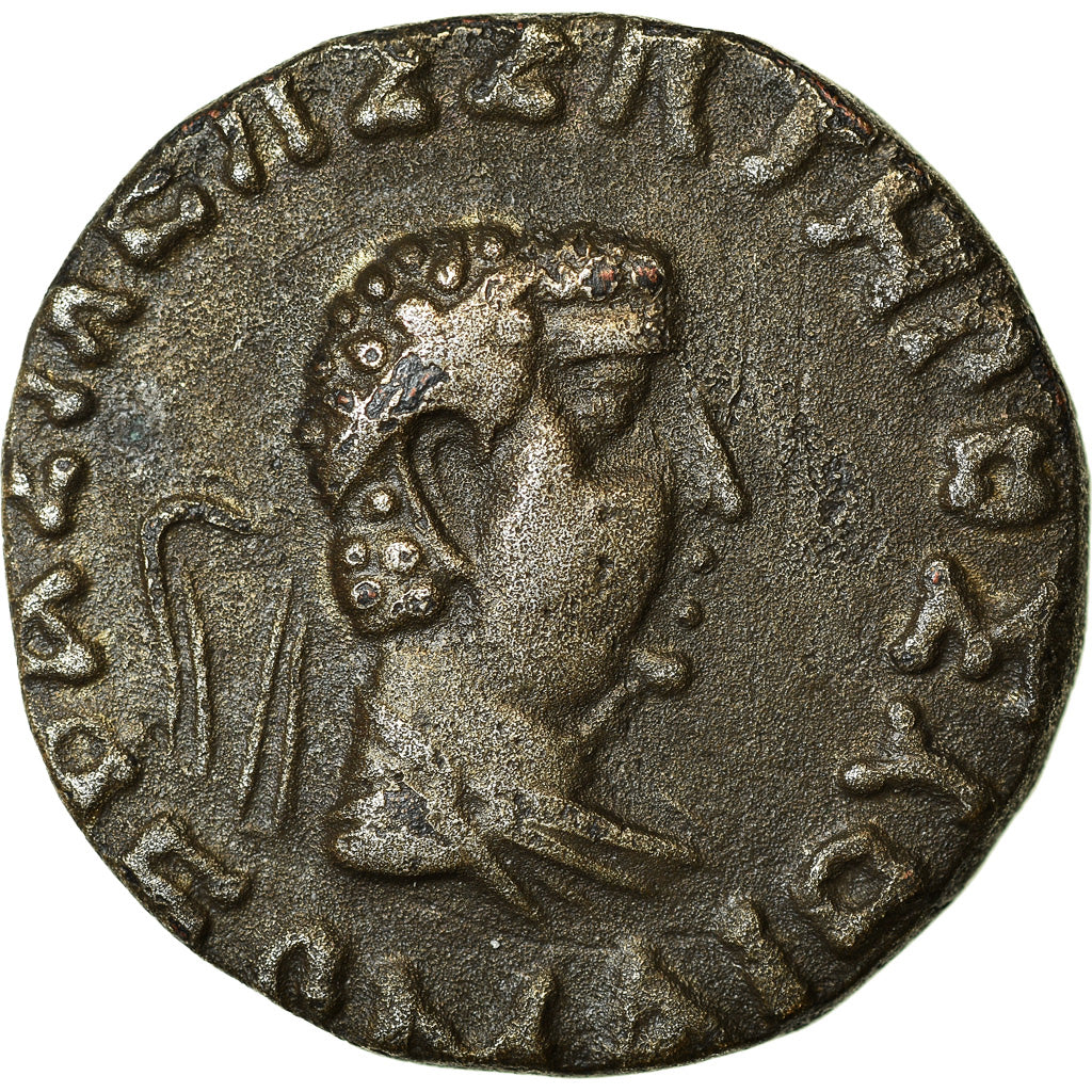 Monnaie, Royaume de Bactriane, Hermaios, Tétradrachme, 90-70 BC, TTB, Argent