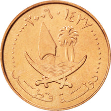 QATAR, 5 Dirhams, 2006, KM #12, MS(63), Bronze, 21.9, 3.81