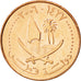 QATAR, 10 Dirhams, 2006, KM #13, MS(63), Bronze, 27, 7.55