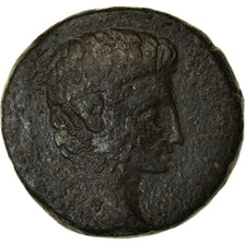 Coin, Ionia, Ephesos, Augustus, Bronze Æ, 27 BC-AD 14, EF(40-45), Bronze