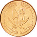 QATAR, 10 Dirhams, 2006, KM #13, MS(63), Bronze, 27, 7.52