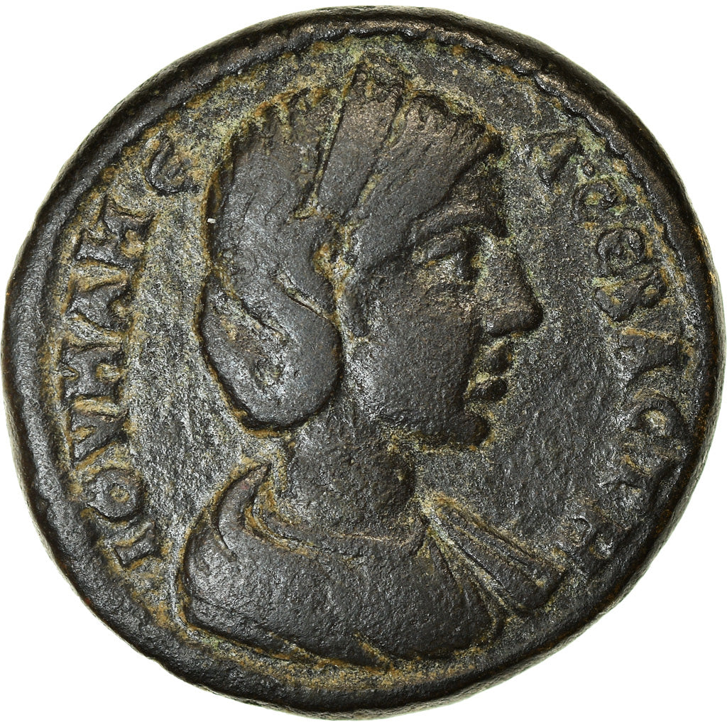 Munten, Ionië, Smyrna, Julia Mamée, Bronze Æ, 222-235, FR+, Bronze