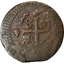 Coin, Colombia, 1/4 Réal, 1820, Santa Marta, EF(40-45), Copper, KM:B4