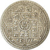 Coin, Nepal, SHAH DYNASTY, Prithvi Bir Bikram, Mohar, 1906 SE / 1828, EF(40-45)
