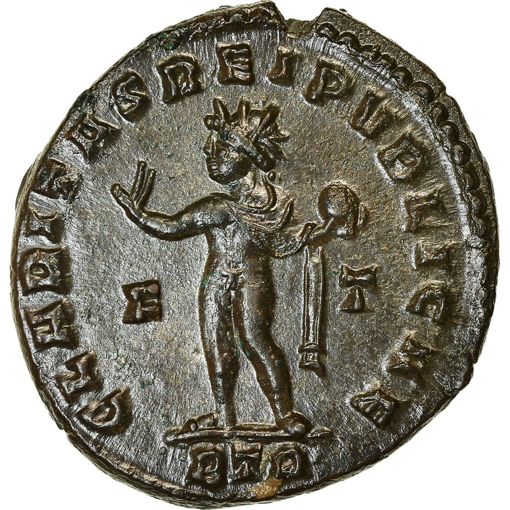 Moneta, Constantine II, Follis, 317-318, Trier, SPL, Bronzo, RIC:180