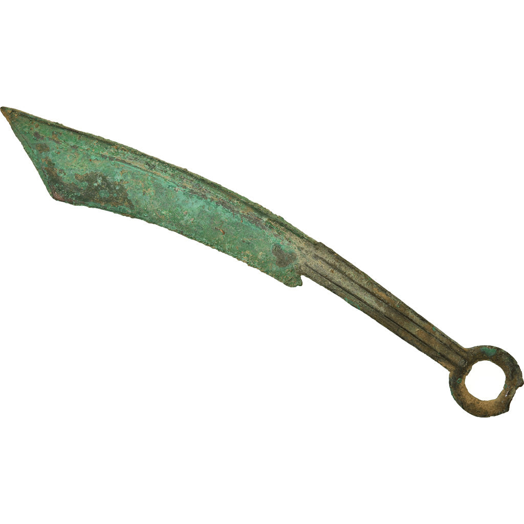 Coin, China, Spring and Autumn Period, Zhou Dynasty, Knife Money, 600-400 BC