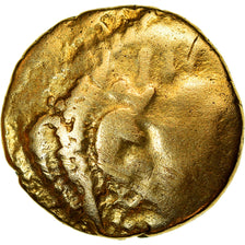 Moneda, Baiocasses, 1/4 Stater, Ist century BC, BC+, Electro, Delestrée:--