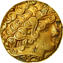 Munten, Aulerques Éburovices, Hemistater, Ist century BC, ZF, Goud