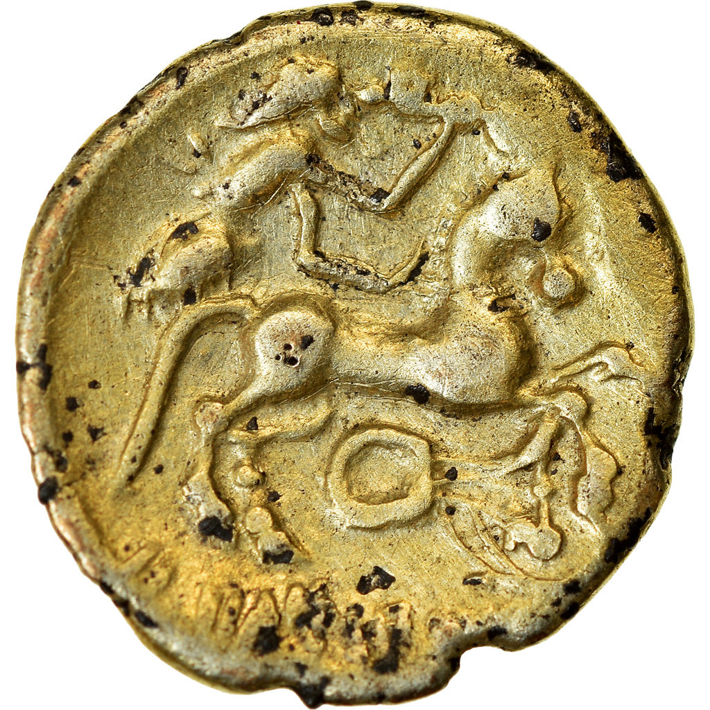 Coin, Groupe de Normandie, 1/4 Stater, 3rd-2nd century BC, EF(40-45), Electrum