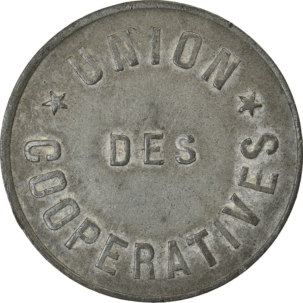 Monnaie, France, Union des Coopératives, Paris, 5 Centimes, TTB, Zinc