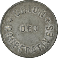 Moeda, França, Union des Coopératives, Paris, 5 Centimes, EF(40-45), Zinco