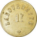 Moeda, França, Labourdette, Uncertain Mint, 1 Franc, AU(50-53), Alpaca