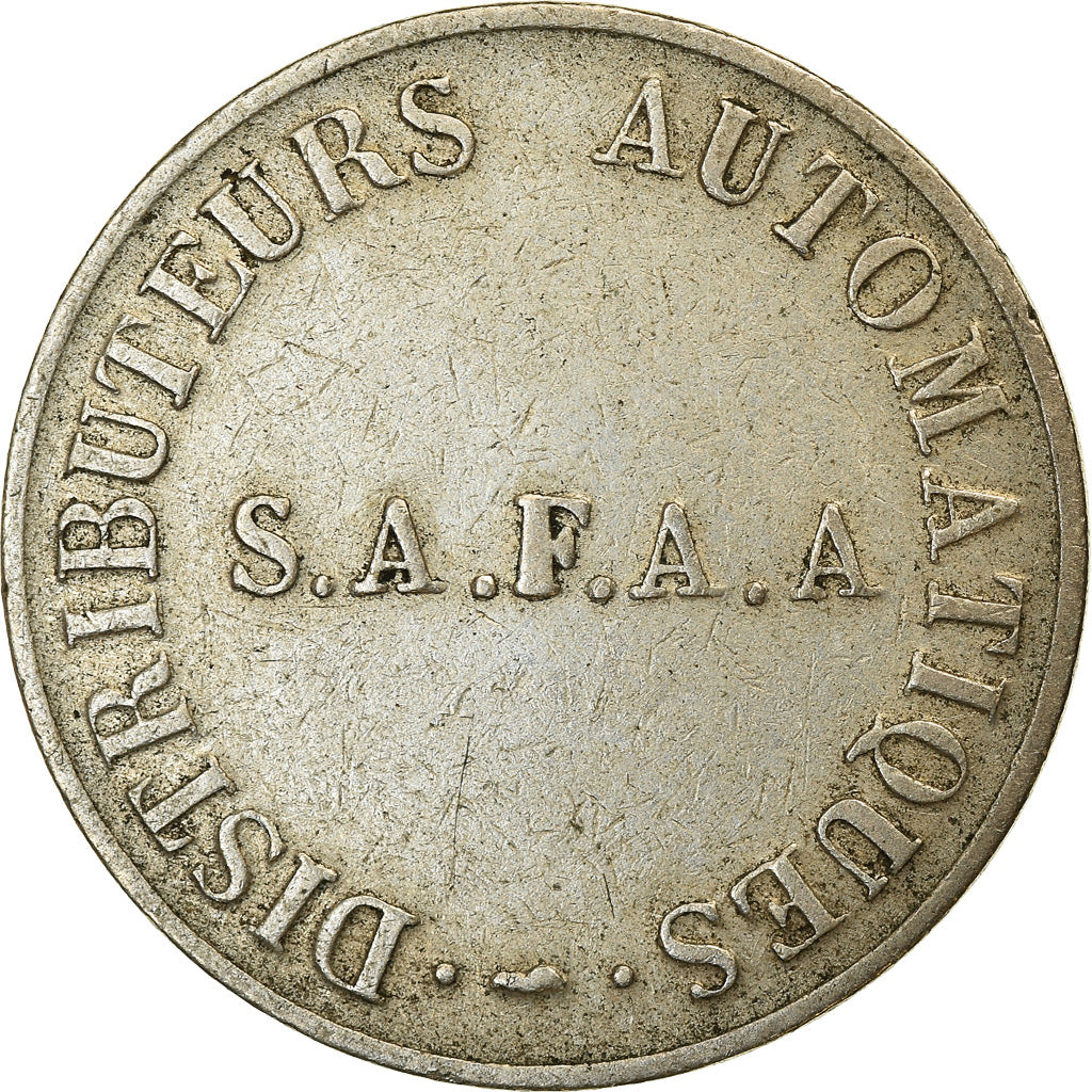 France, Jeton, Distributeurs Automatiques, S.A.F.A.A., TTB, Maillechort