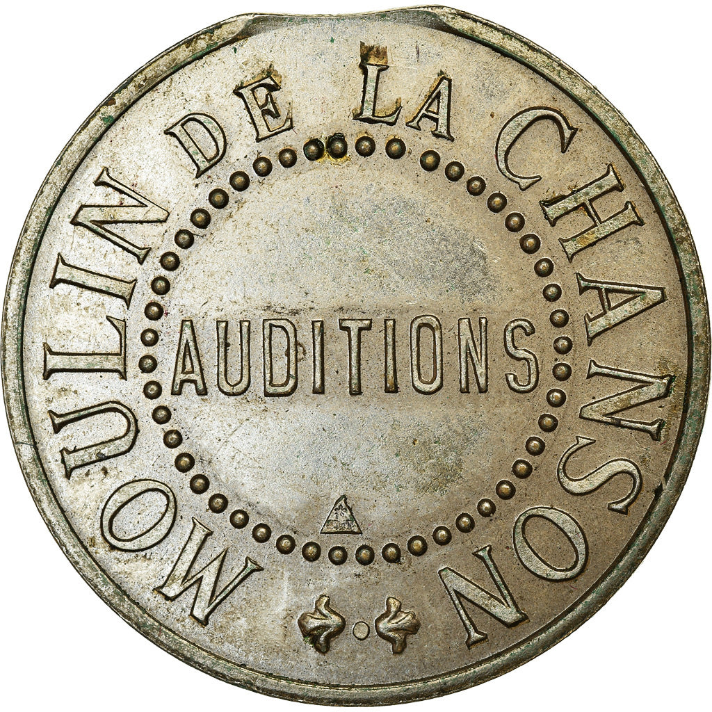 France, Jeton, Moulin de la Chanson, Auditions, SUP, Laiton nickelé