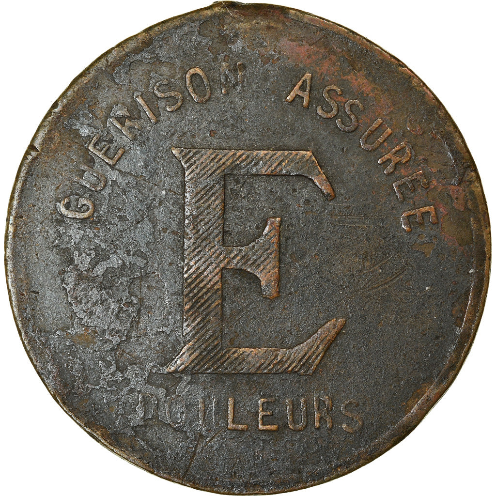 France, Medal, Electricité, 2 degrés, Guérison assurée, Douleurs, EF(40-45)