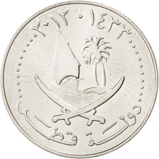 QATAR, 25 Dirhams, 2012, KM #14, MS(63), Copper-Nickel, 20, 3.18