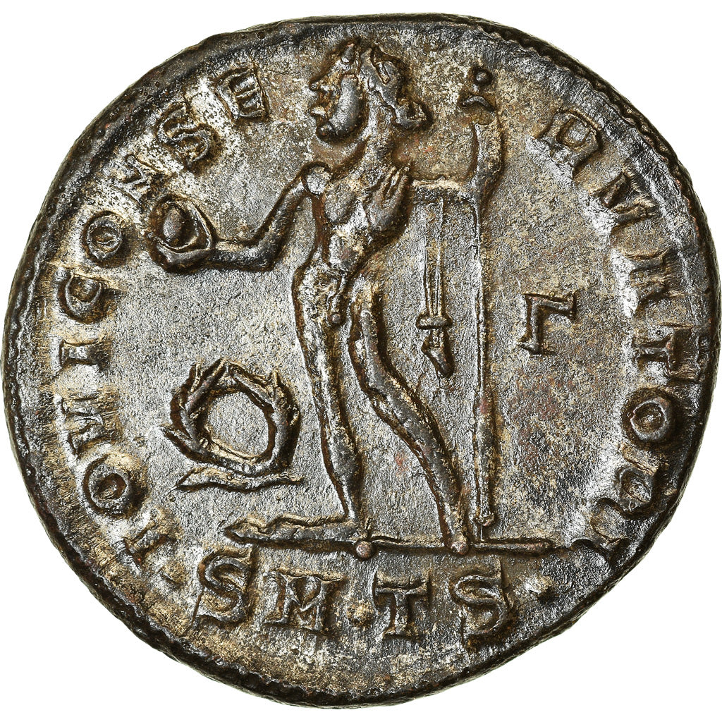 Coin, Licinius I, Follis, 312, Thessalonica, AU(55-58), Bronze, RIC:49