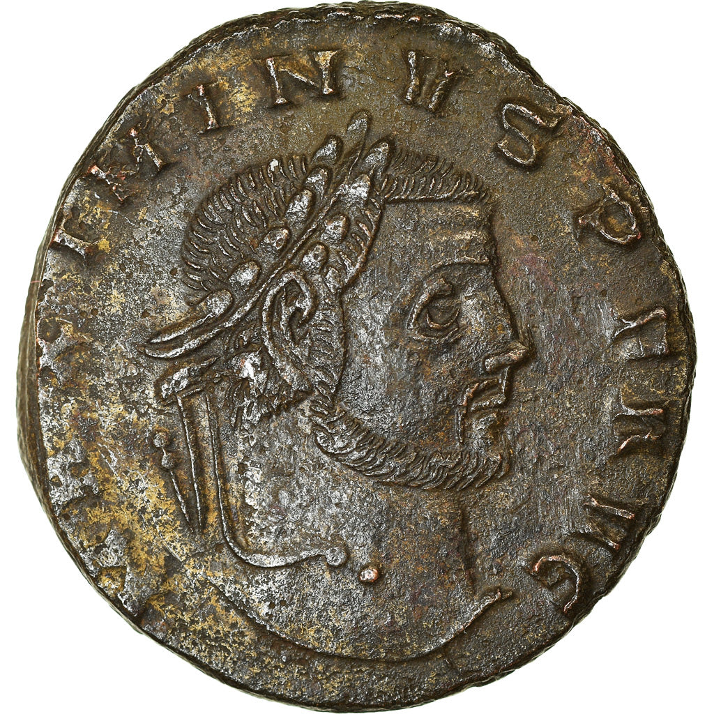 Coin, Maximinus II, Follis, 312, Thessalonica, AU(55-58), Bronze, RIC:50A