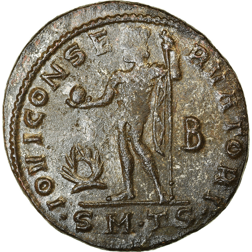 Coin, Licinius I, Follis, 312, Thessalonica, AU(55-58), Bronze, RIC:49