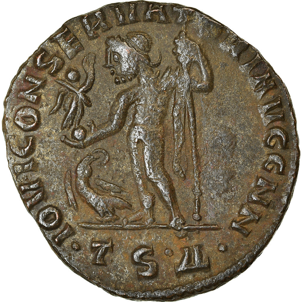 Coin, Licinius I, Follis, 312-313, Thessalonica, AU(50-53), Bronze, RIC:60
