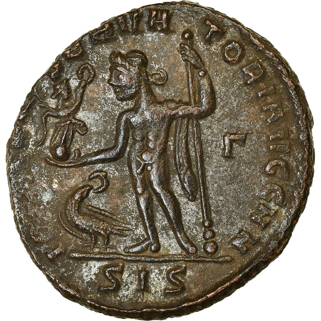 Münze, Constantine I, Follis, 313-315, Siscia, VZ, Bronze, RIC:5.
