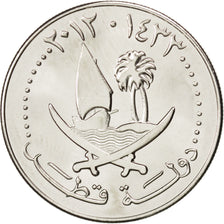 QATAR, 50 Dirhams, 2012, KM #15, MS(63), Copper-Nickel, 25, 5.81