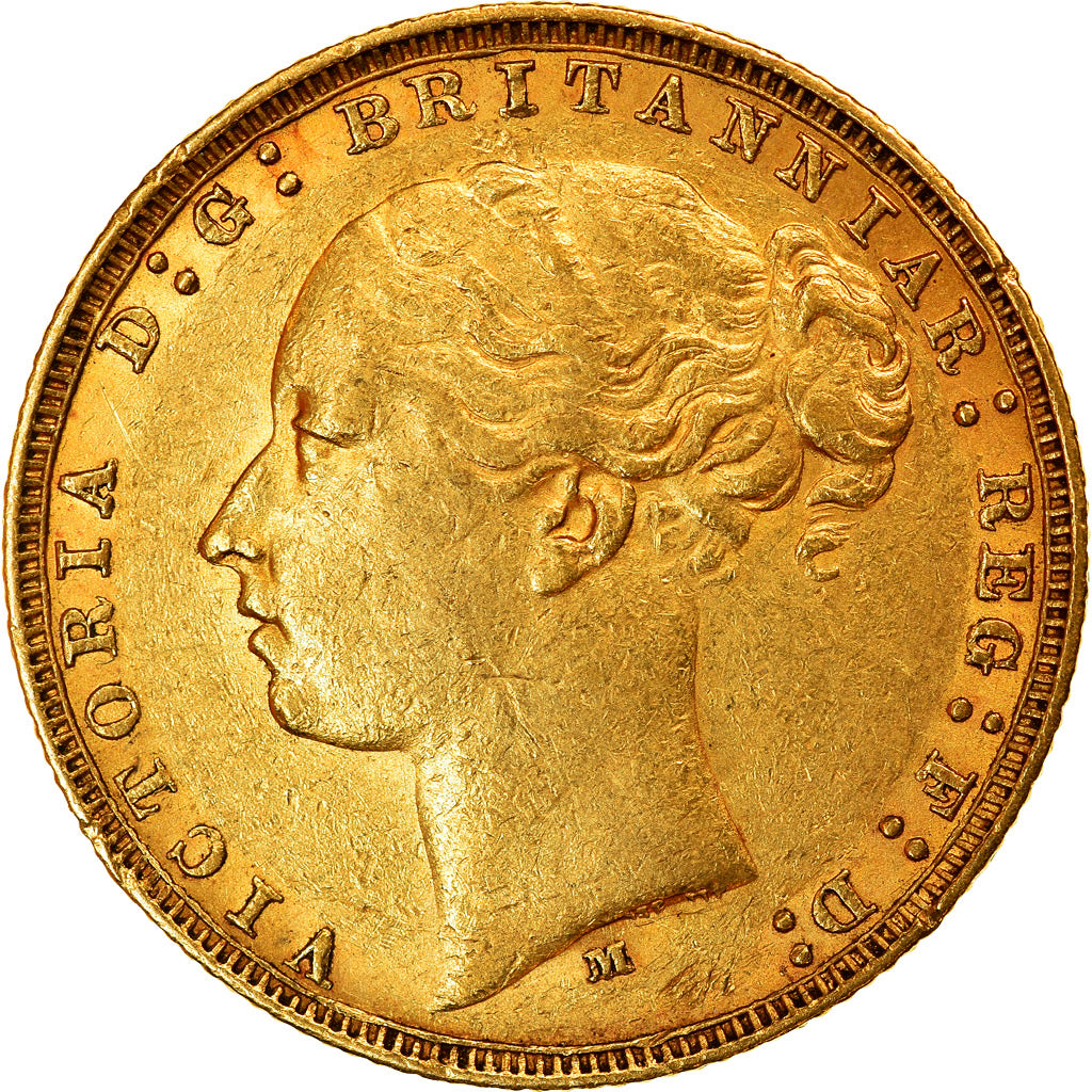 Monnaie, Australie, Victoria, Sovereign, 1878, Melbourne, TTB+, Or, KM:7