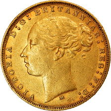 Monnaie, Australie, Victoria, Sovereign, 1878, Melbourne, TTB+, Or, KM:7