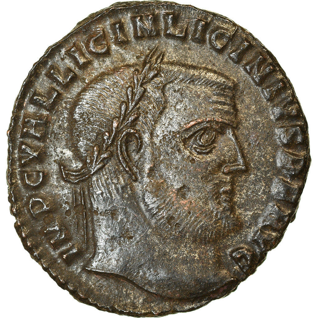 Coin, Licinius I, Follis, 313-314, Heraclea, AU(50-53), Bronze, RIC:6.
