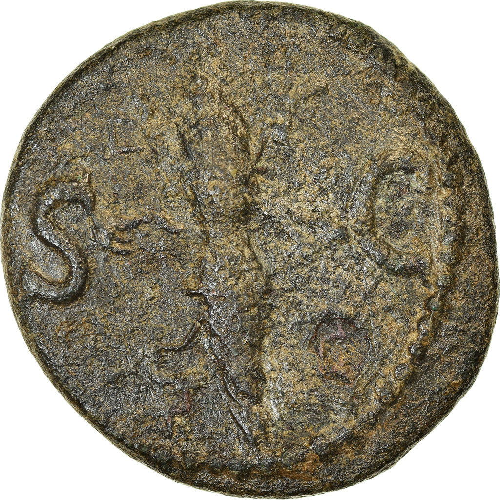 Moneda, Divus Augustus, As, 34-37, Rome, MBC, Cobre, RIC:83