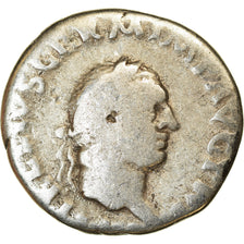 Moneta, Vitellius, Denarius, 69 AD, Rome, VF(20-25), Srebro, RIC:90