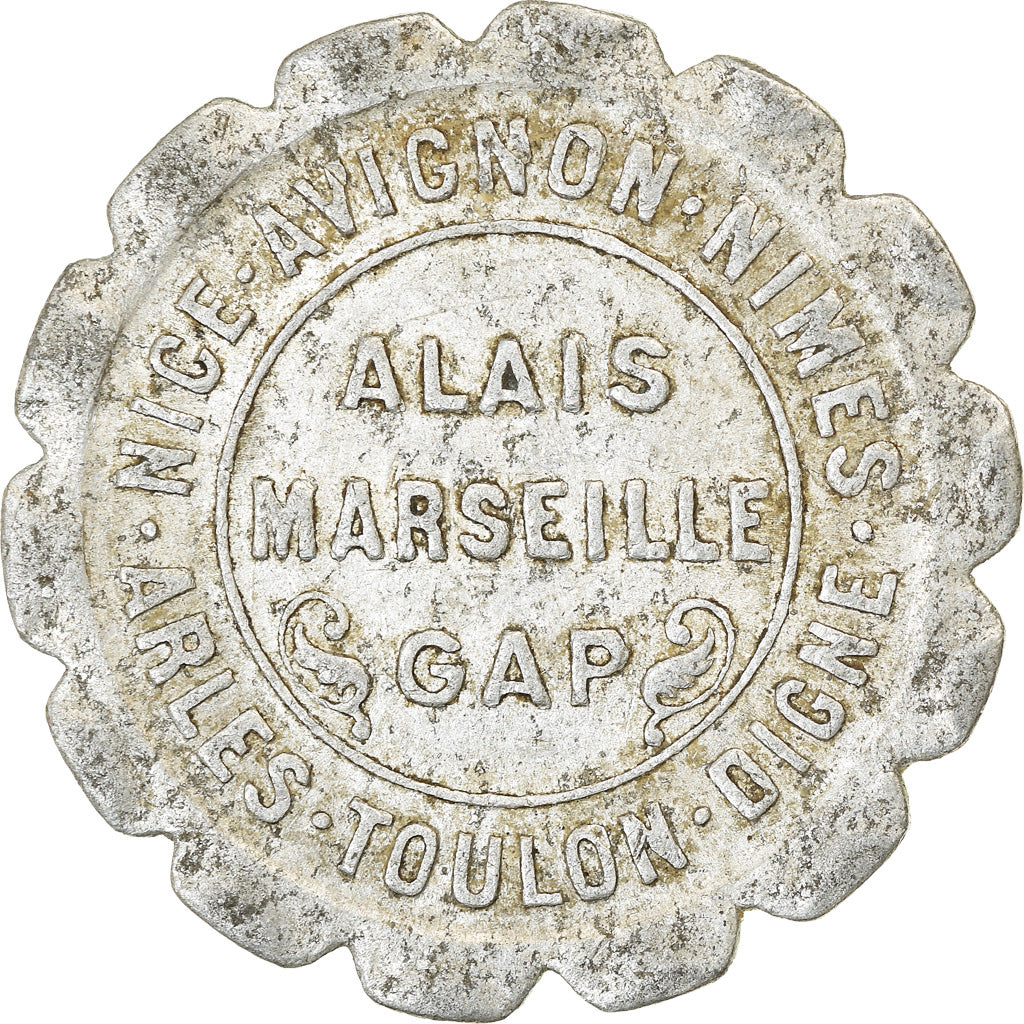 Münze, Frankreich, Chambres de Commerce de la Région Provençale, 5 Centimes