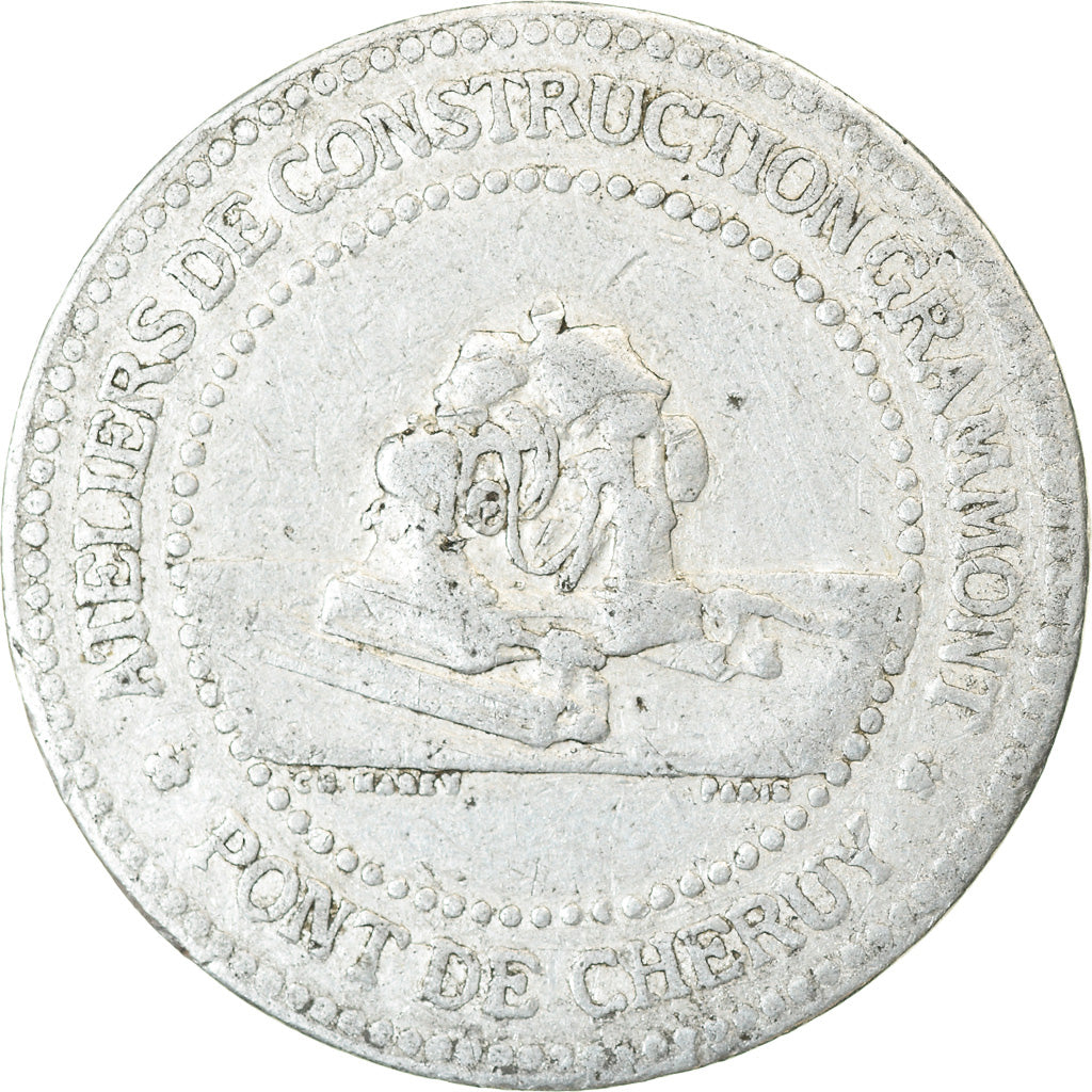 Coin, France, Compagnie des Tramways Electriques, Limoges, 10 Centimes