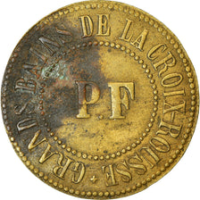 France, Token, Lyon, P. F, Grands bains de la Croix-Rousse, EF(40-45), Brass