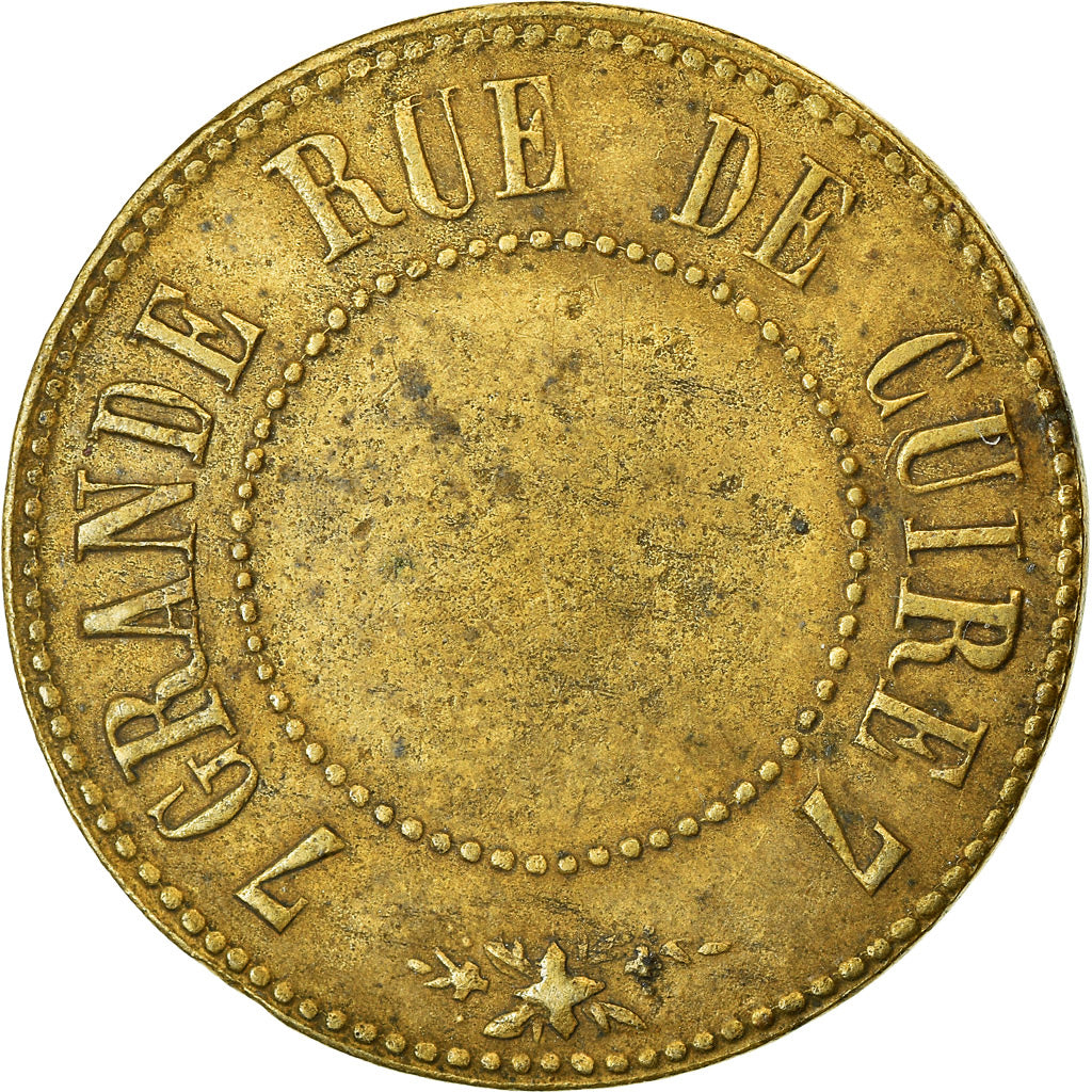 France, Token, Lyon, P. F, Grands bains de la Croix-Rousse, EF(40-45), Brass