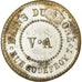 France, Token, Bains du Rhône, V. A., Abonnement aux bains, AU(50-53), Silvered