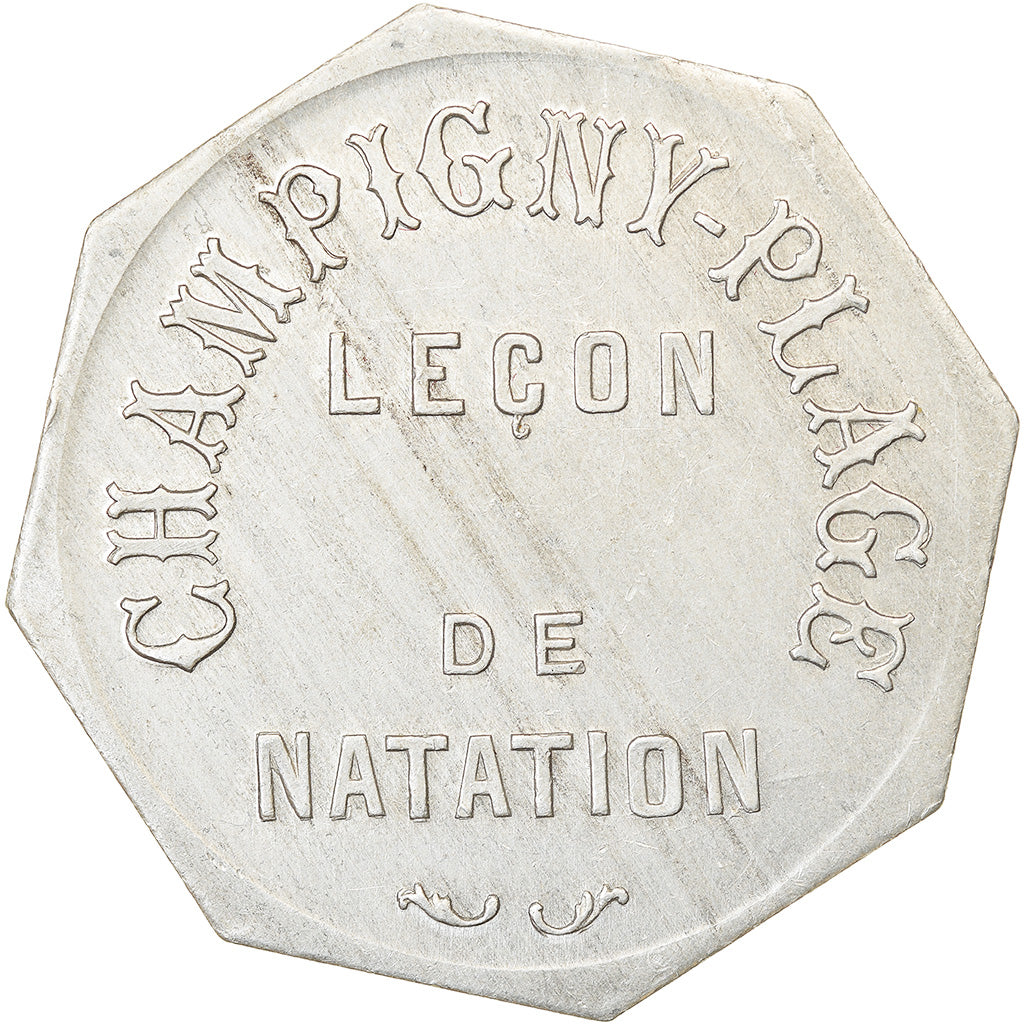 France, Jeton, Champigny-Plage, Leçon de Natation, SUP, Aluminium