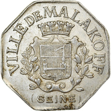 Munten, Frankrijk, Ville de Malakoff, Malakoff, 10 Centimes, ZF+, Aluminium