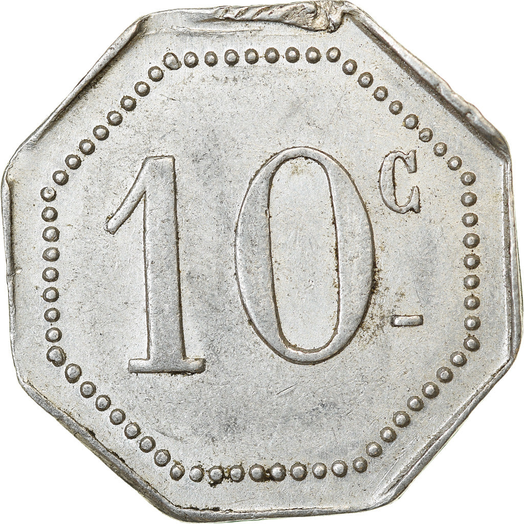 Moneda, Francia, Ville de Malakoff, Malakoff, 10 Centimes, MBC+, Aluminio