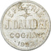 Münze, Frankreich, Epicerie DALIDET, Cognac, 25 Centimes, 1922, SS+, Aluminium
