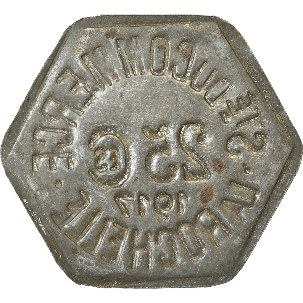 Monnaie, France, Société du Commerce, La Rochelle, 25 Centimes, 1917, TTB
