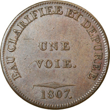 France, Token, Paris, Cuchet et Cie, Une Voie, Eau clarifiée et Dépurée