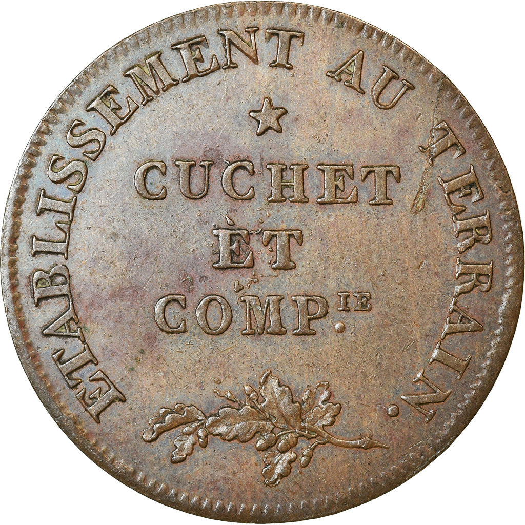 France, Token, Paris, Cuchet et Cie, Une Voie, Eau clarifiée et Dépurée