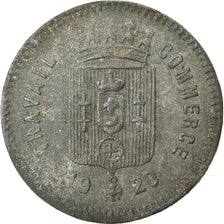 Coin, France, Fédération du Commerce du Calaisis, Calais, 10 Centimes, 1920
