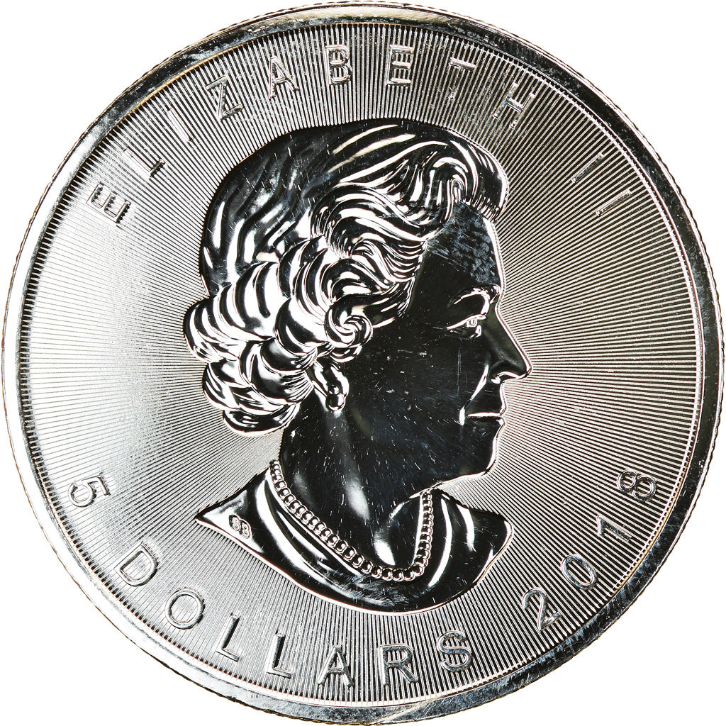 Moneda, Canadá, Maple Leaf, 5 Dollars, 2018, Bullion, FDC, Plata, KM:1601