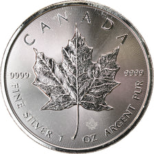 Munten, Canada, Maple Leaf, 5 Dollars, 2018, Bullion, FDC, Zilver, KM:1601