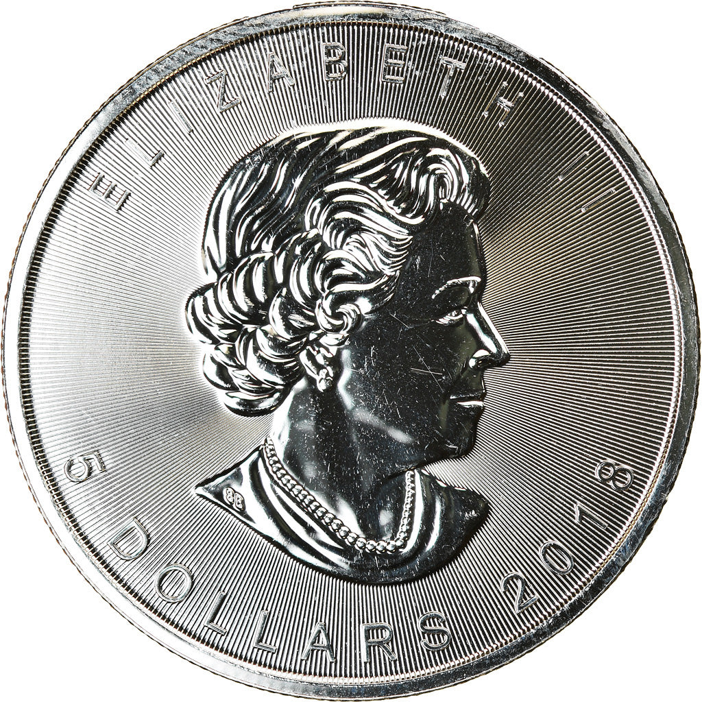 Munten, Canada, Maple Leaf, 5 Dollars, 2018, Bullion, FDC, Zilver, KM:1601