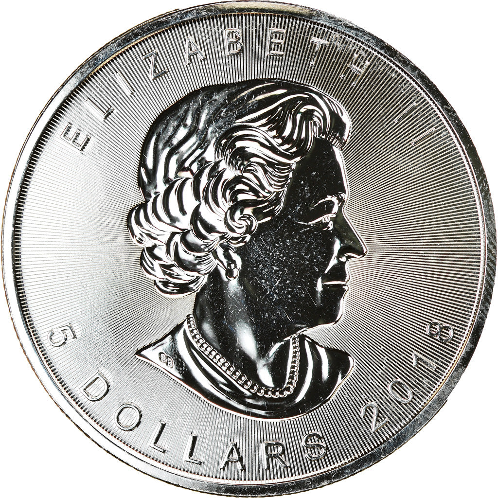 Monnaie, Canada, Maple Leaf, 5 Dollars, 2018, Bullion, FDC, Argent, KM:1601